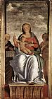 Famous Angels Paintings - Madonna and Child with Two Angels
